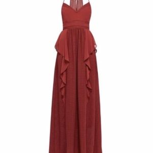 BCBGeneration Ruby Wine Maxi Dress